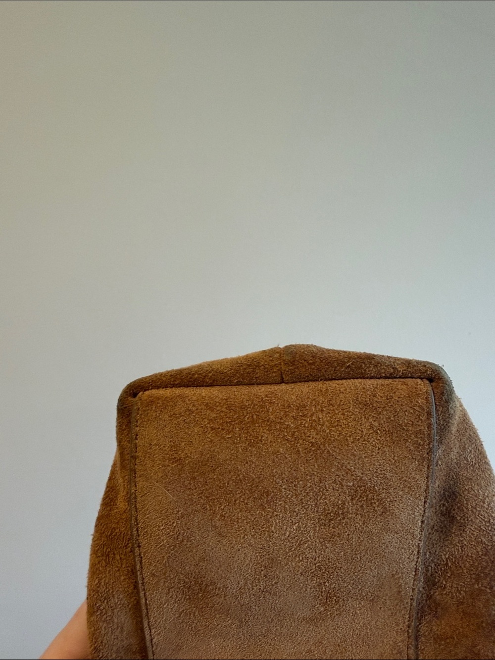 J. Crew Berkeley small shoulder bag in suede in sun-kissed ta - Picture 8 of 13